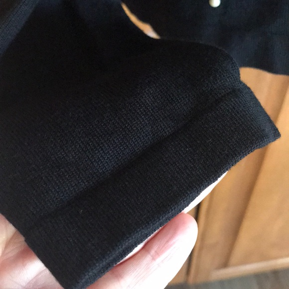 CHRISTINA Cardigan Sweater Black w/ Pearl Embellishments Size M Excellent Cond! - Picture 5 of 13
